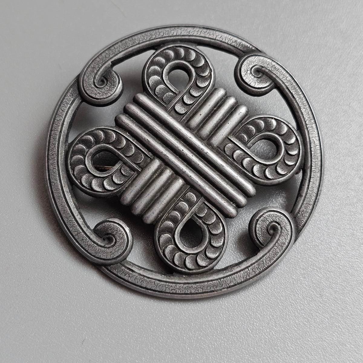 Vintage Finnish 1930s 1940s ATO-Koru Taikahely Brooch