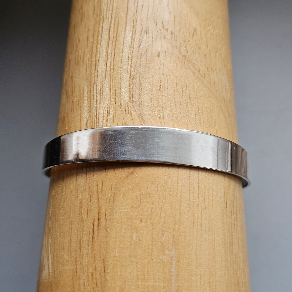 Vintage 1960s Erik Granit Finnish Silver Double Smoky Quartz Bangle 1961