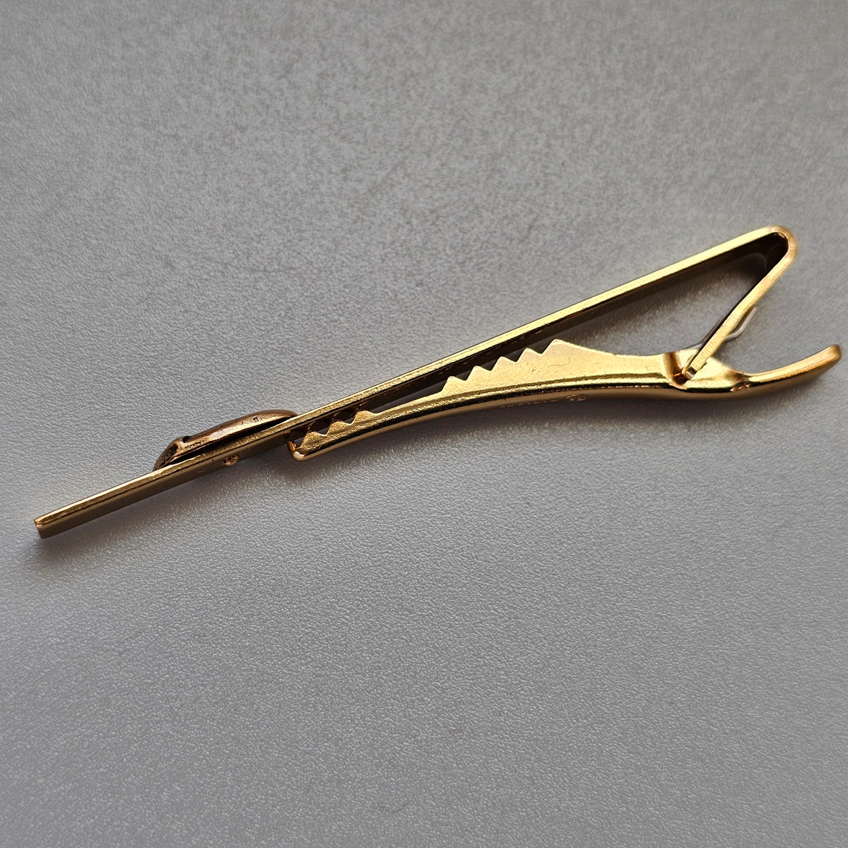 Vintage Kalevala Koru Ancient Finnish Bronze Bear Karhu Tie Clip