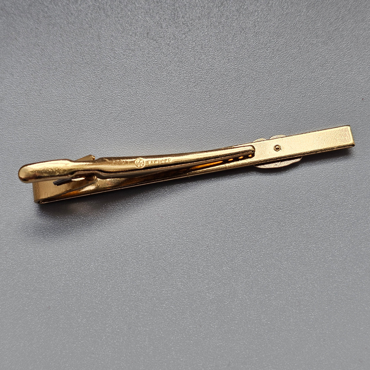 Vintage Kalevala Koru Ancient Finnish Bronze Bear Karhu Tie Clip