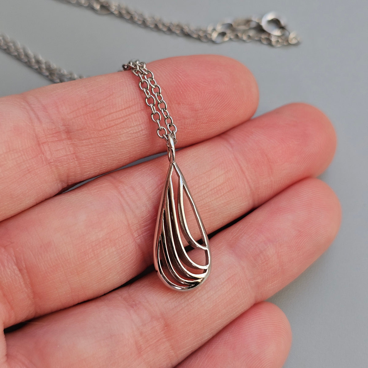 Contemporary Finnfeelings Virga Finnish Sterling Silver Necklace Assi Arnimaa