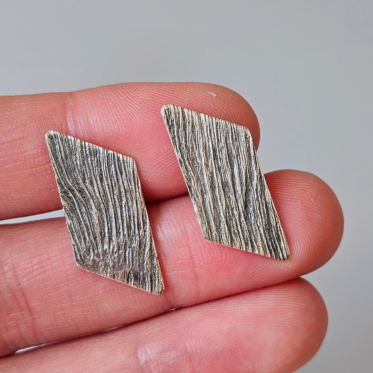 1960s Vintage Silver Cufflinks Modernist Textured by Finnish Jalosepot