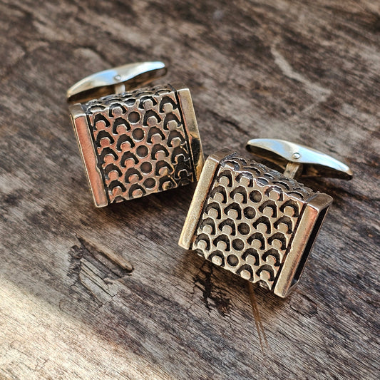 1960s Modernist Silver Cufflinks by Pentti Sarpaneva 1966