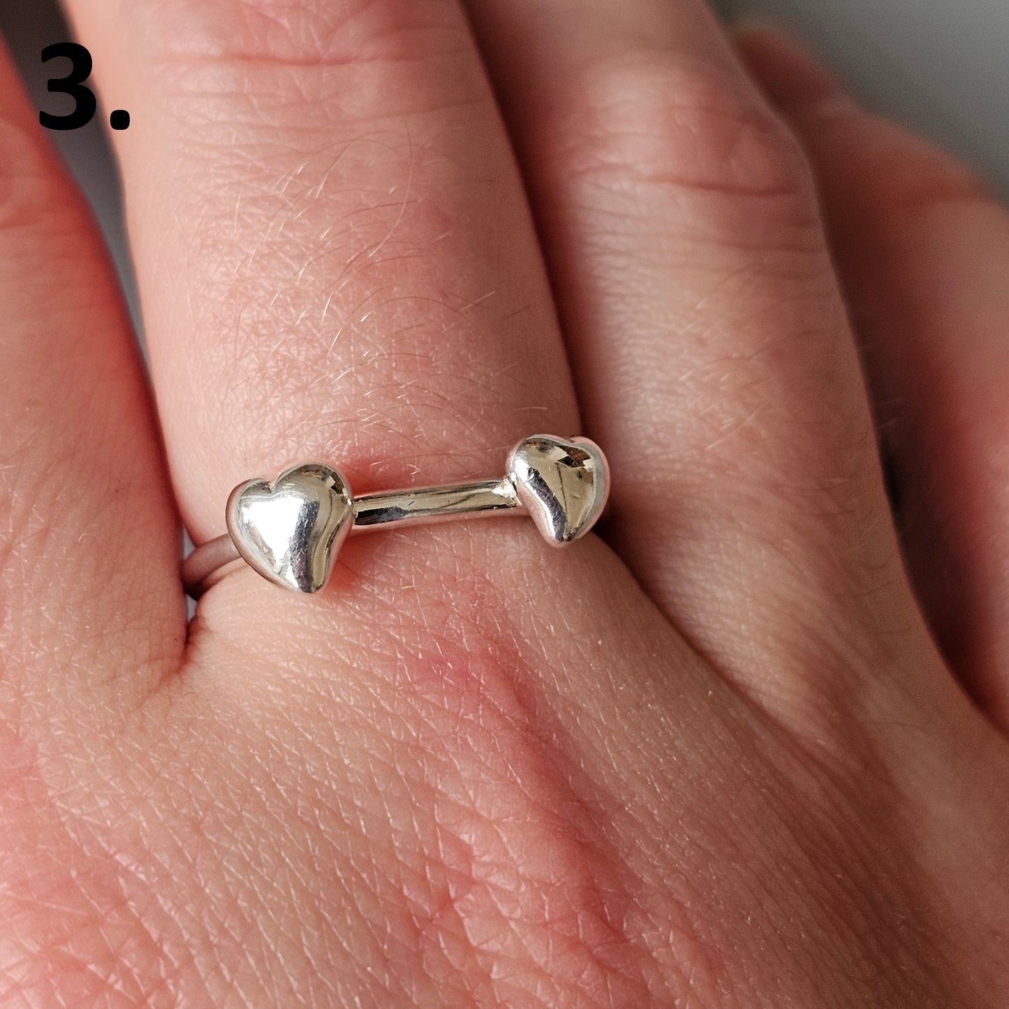 Hans Henrik Nygaard Spinning Danish 925 Sterling Silver Stacking Ring Choose Design