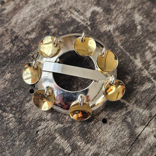 Vintage Silver Traditional Sami Finnish Solju Risku Brooch by Kotapaja 1984