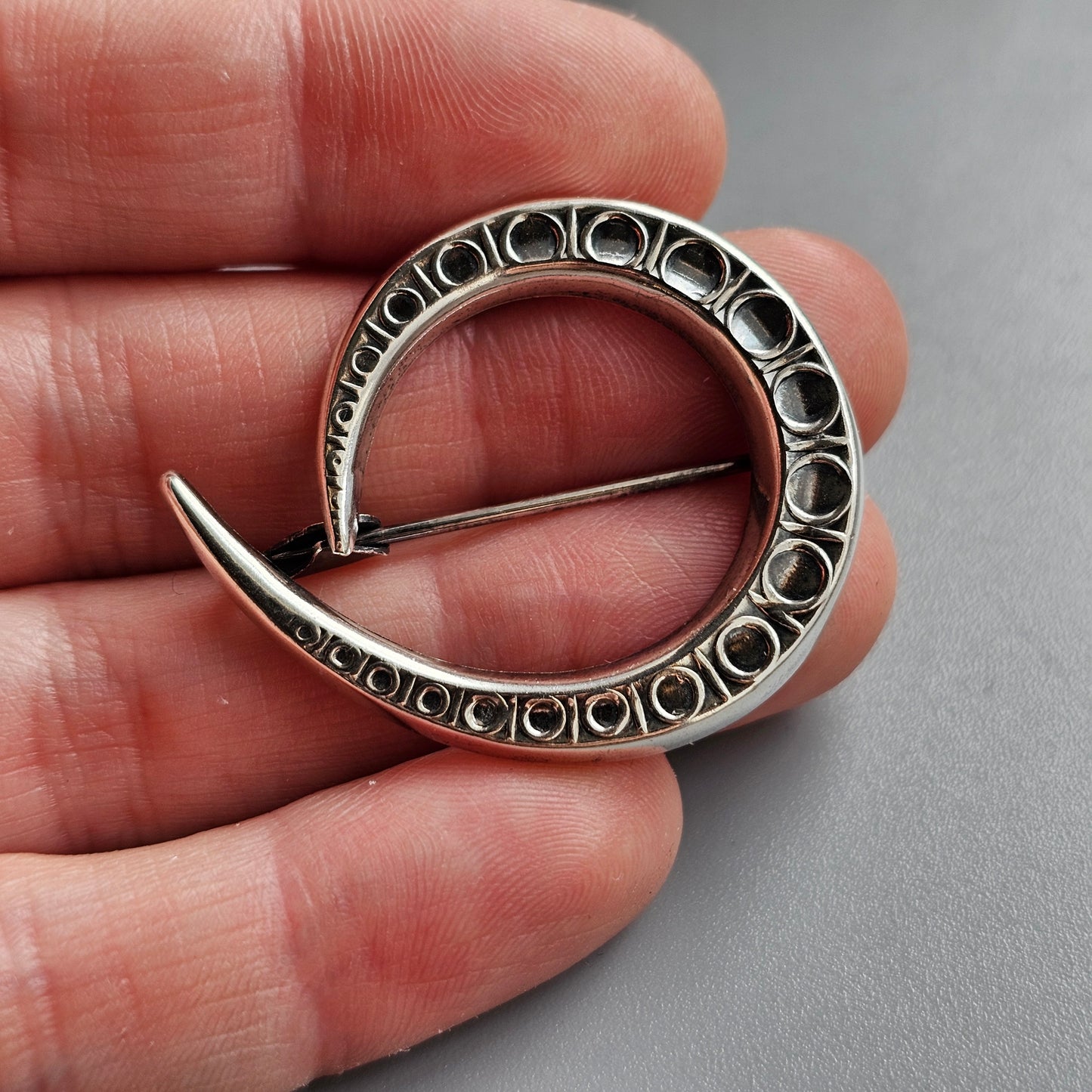 Vintage Finnish Modernist Silver Brooch by Erik Granit & Co