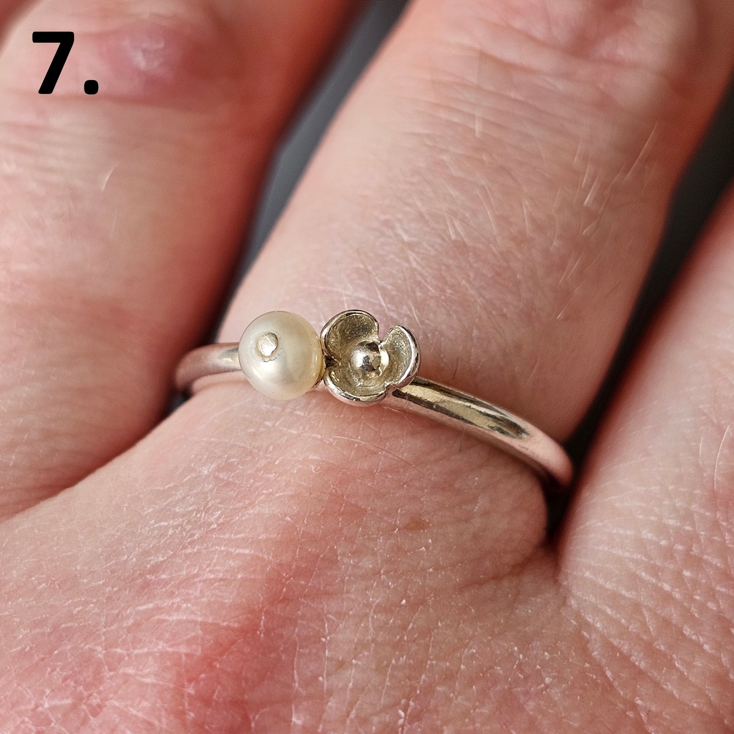 Hans Henrik Nygaard Spinning Danish 925 Sterling Silver Stacking Ring Choose Design