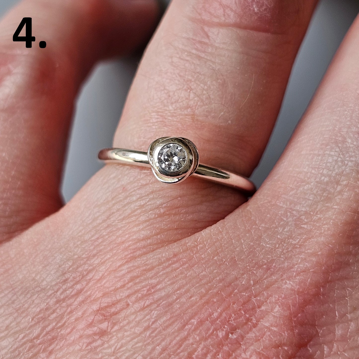 Hans Henrik Nygaard Spinning Danish 925 Sterling Silver Stacking Ring Choose Design