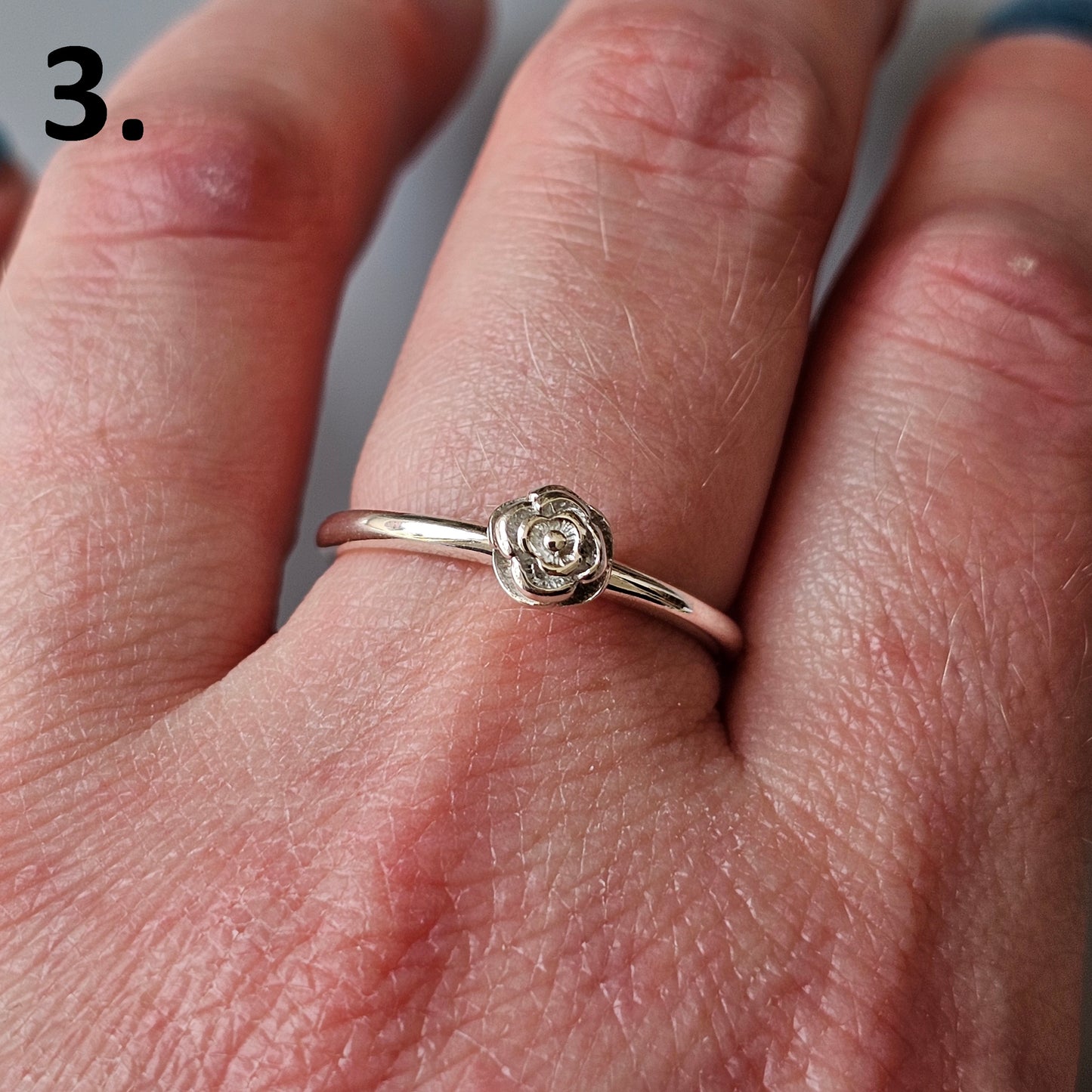 Hans Henrik Nygaard Spinning Danish 925 Sterling Silver Stacking Ring Choose Design