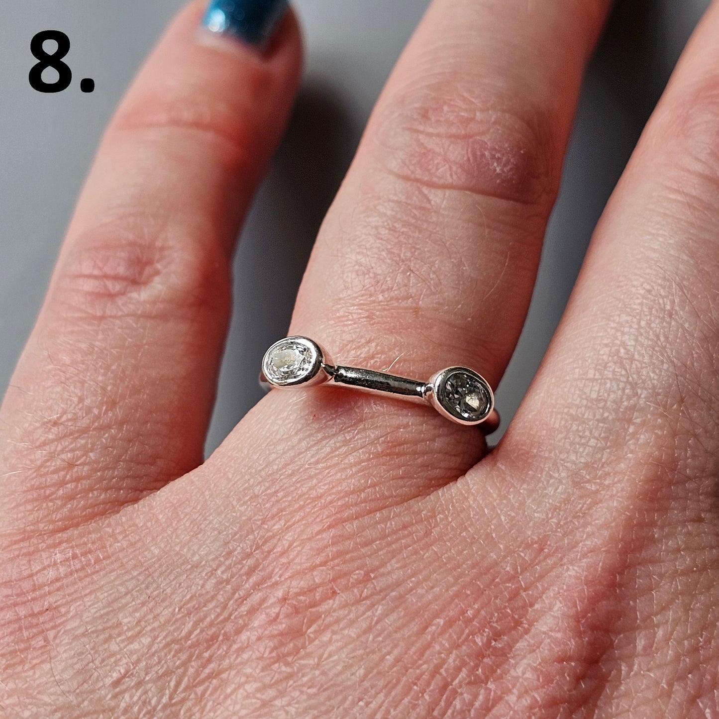 Hans Henrik Nygaard Spinning Danish 925 Sterling Silver Stacking Ring Choose Design