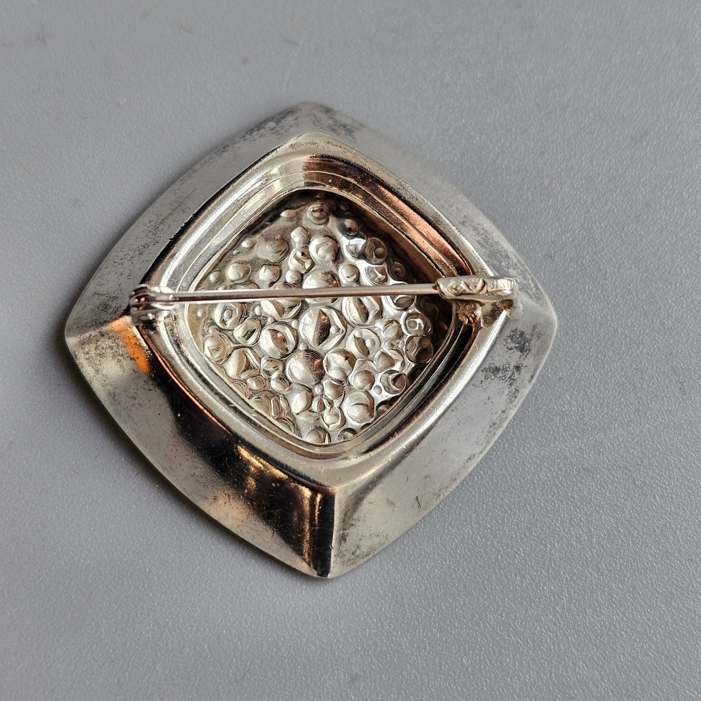 1960s Finnish Space Age Modernist Silver Brooch — Erik Granit & Co 1962