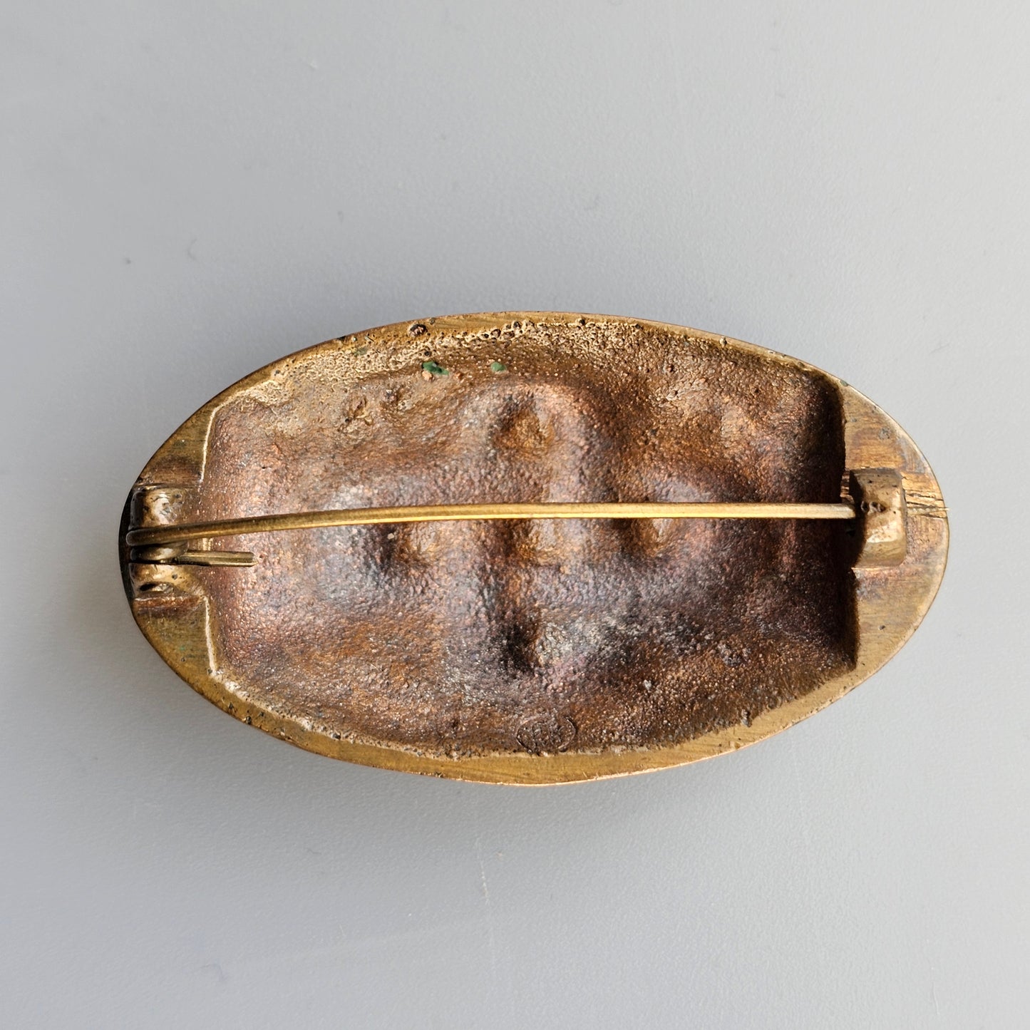 Kalevala Koru Bronze Osmansolki Brooch – Finnish 11th Century Style Oval Shield Brooch