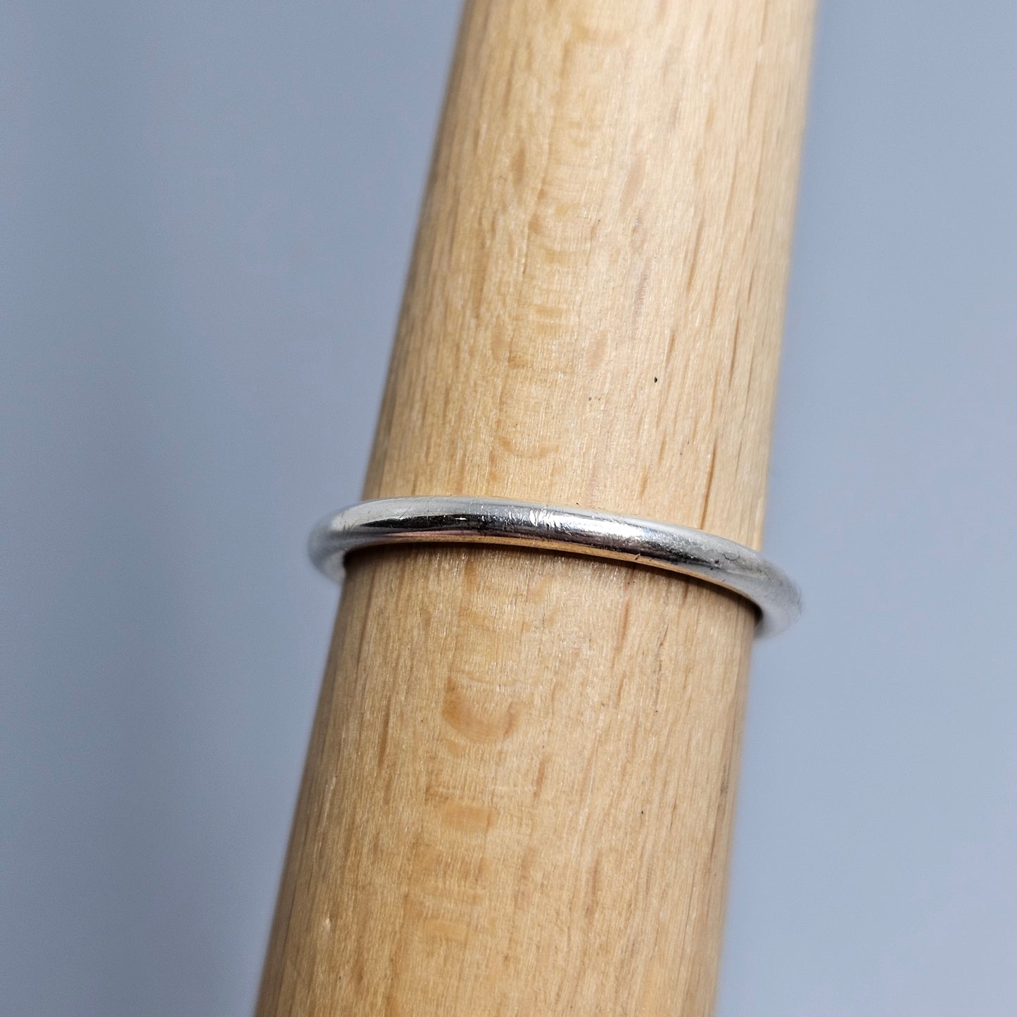 Danish Sterling Silver Black Enamel Daisy Flower Stacking Ring by Spinning – Hans Henrik Nygaard