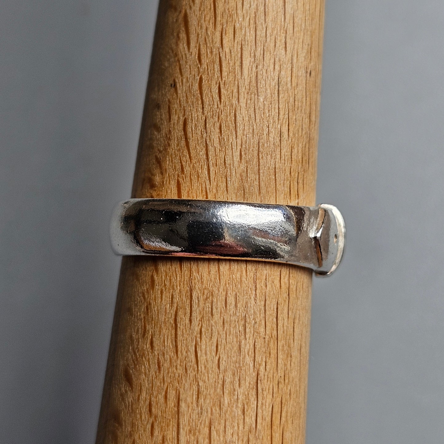 Vintage Sterling Silver Buckle Ring – UK Size O 1/2 / US Size 7 1/2
