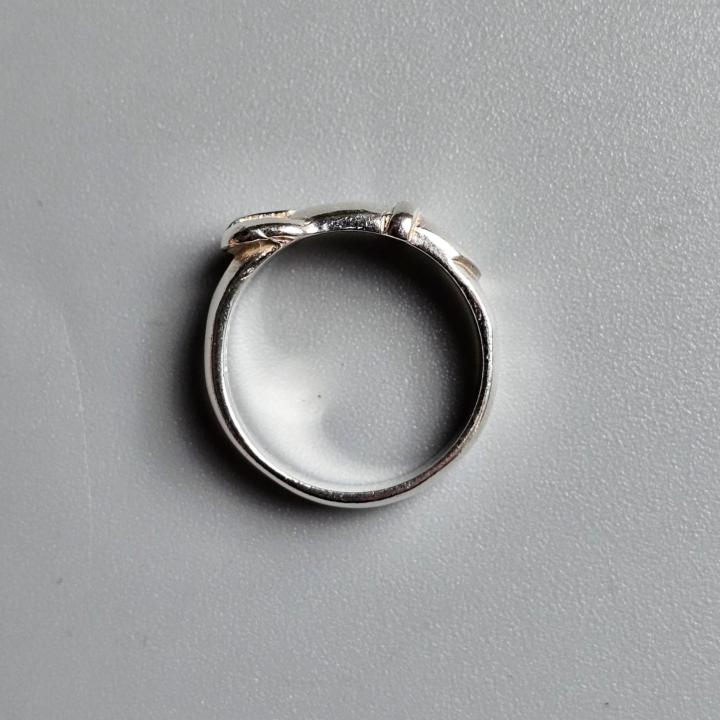 Vintage Sterling Silver Buckle Ring – UK Size O 1/2 / US Size 7 1/2