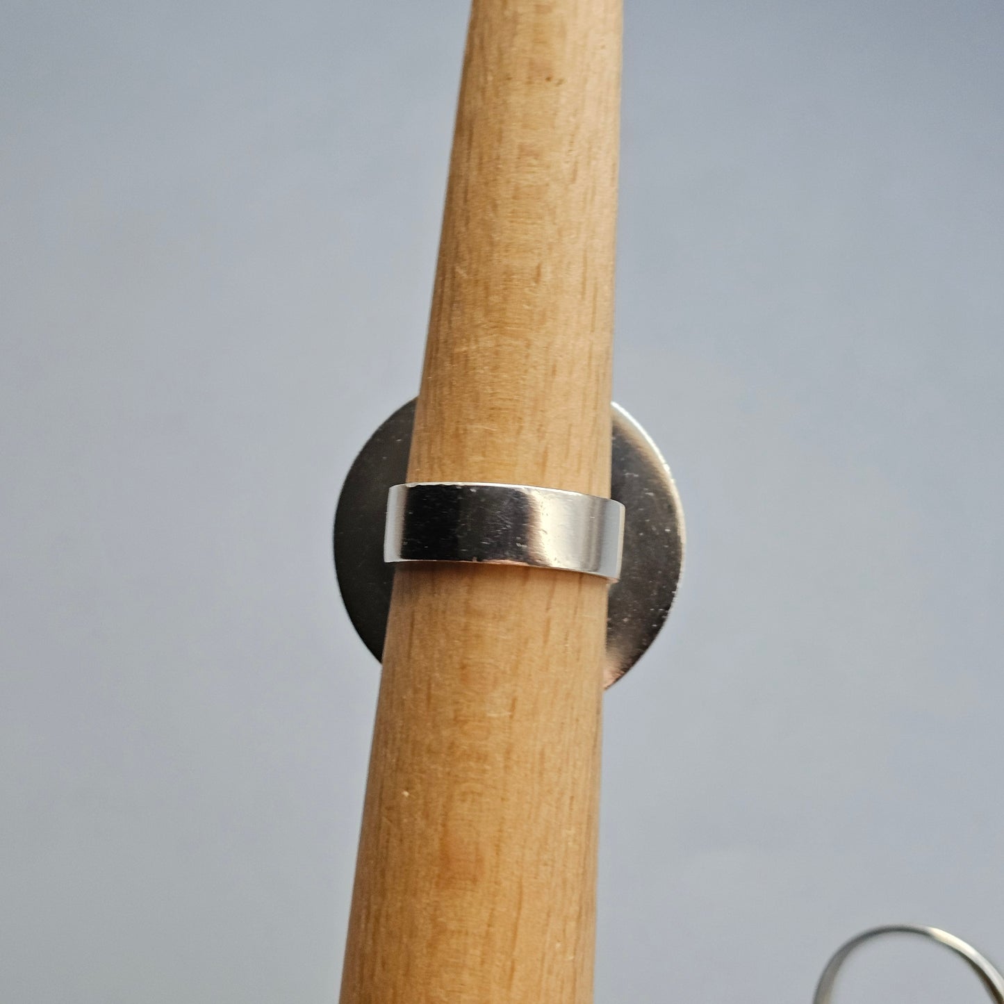 Vintage 1970s Finnish Modernist Sterling Silver Ring by Auran Kultaseppä — Pekka Piekäinen Design- UK Ring Size M 1/2 -  US Ring Size 6.5 - 1971