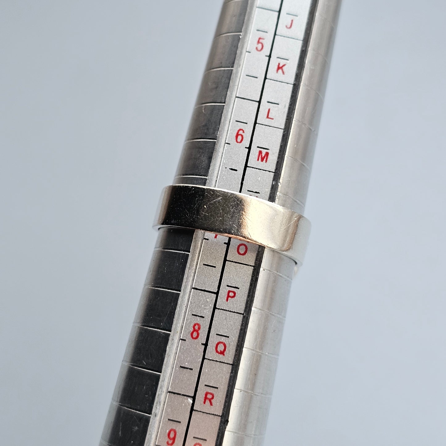 1960s Finnish Modernist Silver & Amazonite Ring — Martti Viikinniemi - UK Ring Size N 1/2 -  US Ring Size 7 - 1966