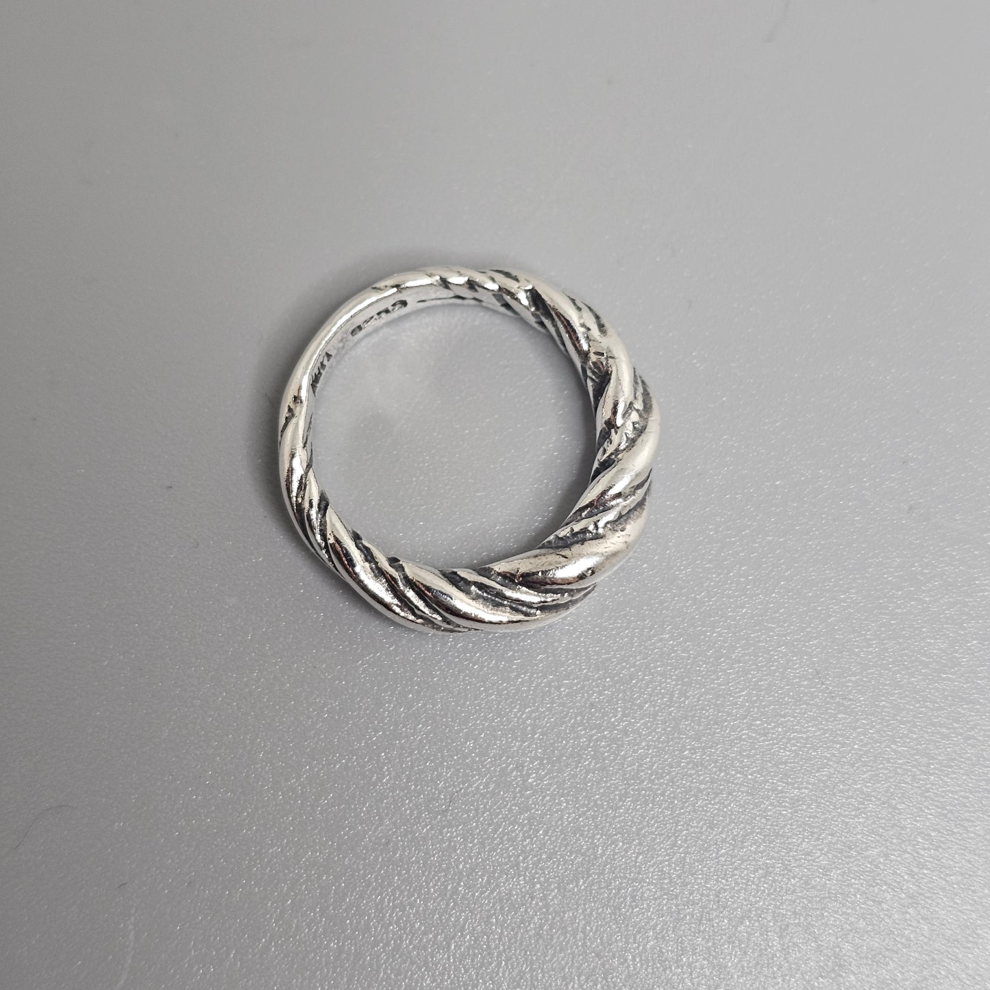 Danish Viking Style Sterling Silver Ring — Kopi Museum Replica - UK Ring Size I 1/2 -  US Ring Size 4.5