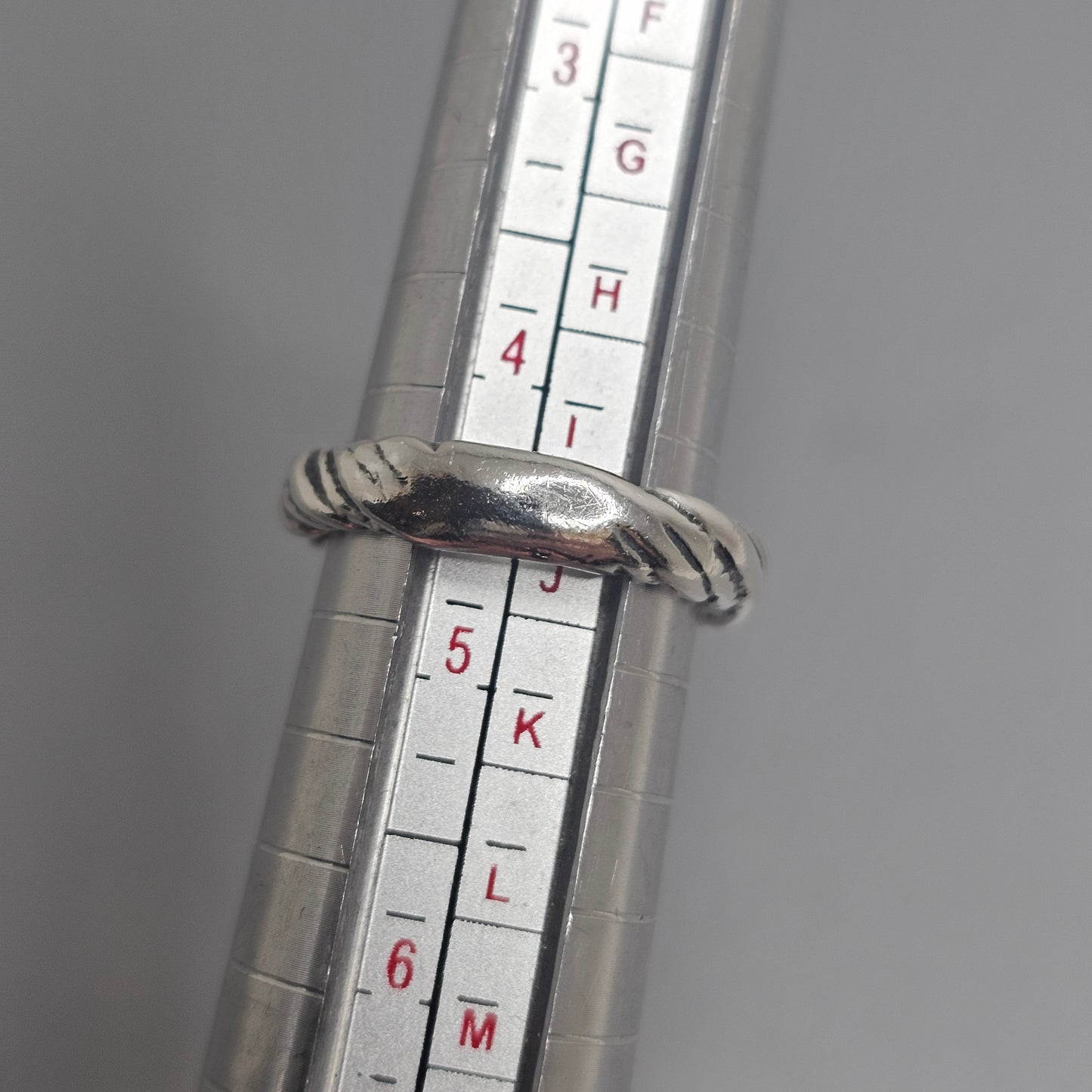 Danish Viking Style Sterling Silver Ring — Kopi Museum Replica - UK Ring Size I 1/2 -  US Ring Size 4.5