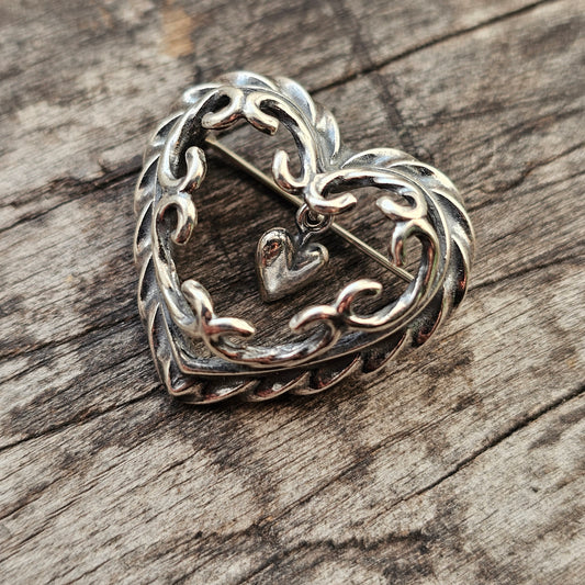 Kalevala Koru Heart of the House Sterling Silver Brooch