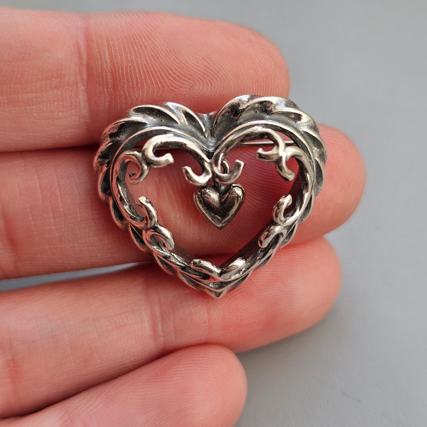 Kalevala Koru Heart of the House Sterling Silver Brooch