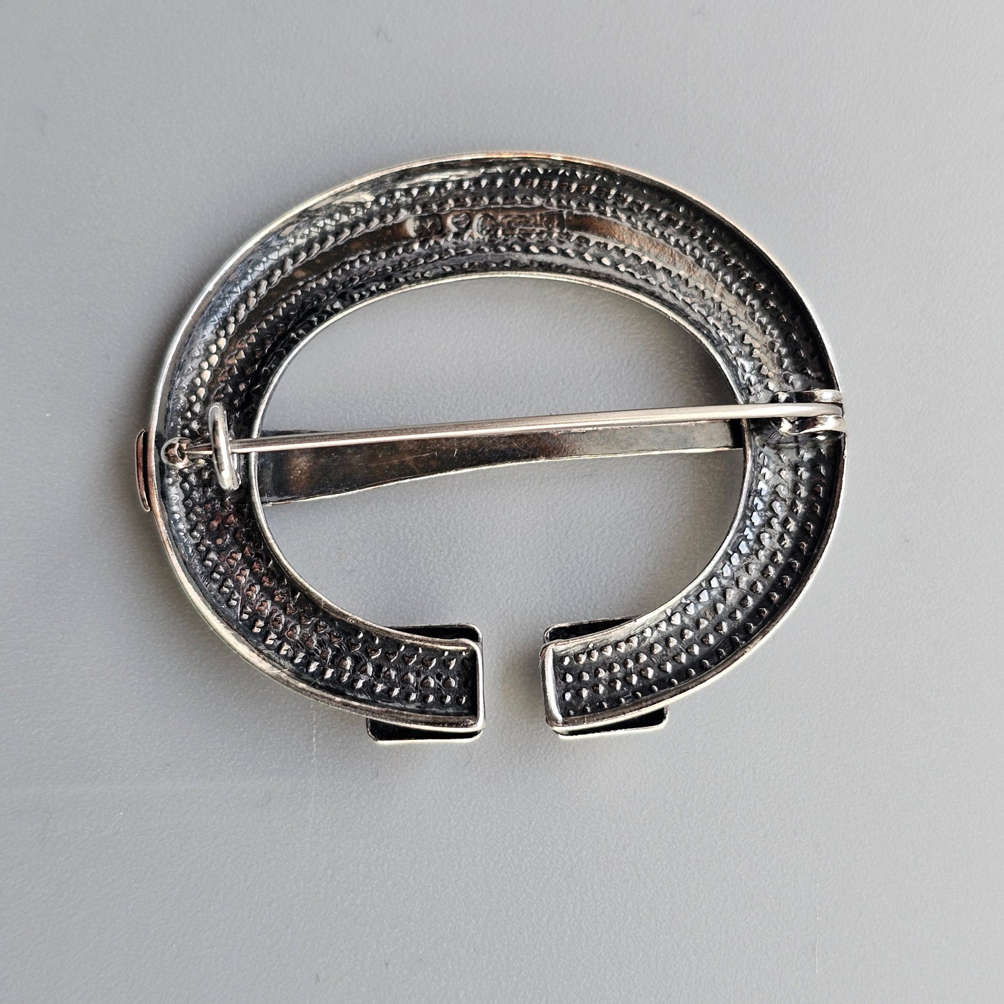 Vintage Kalevala Koru Silver Ähtäri Brooch – Viking Era Inspired Finnish Silver 1984