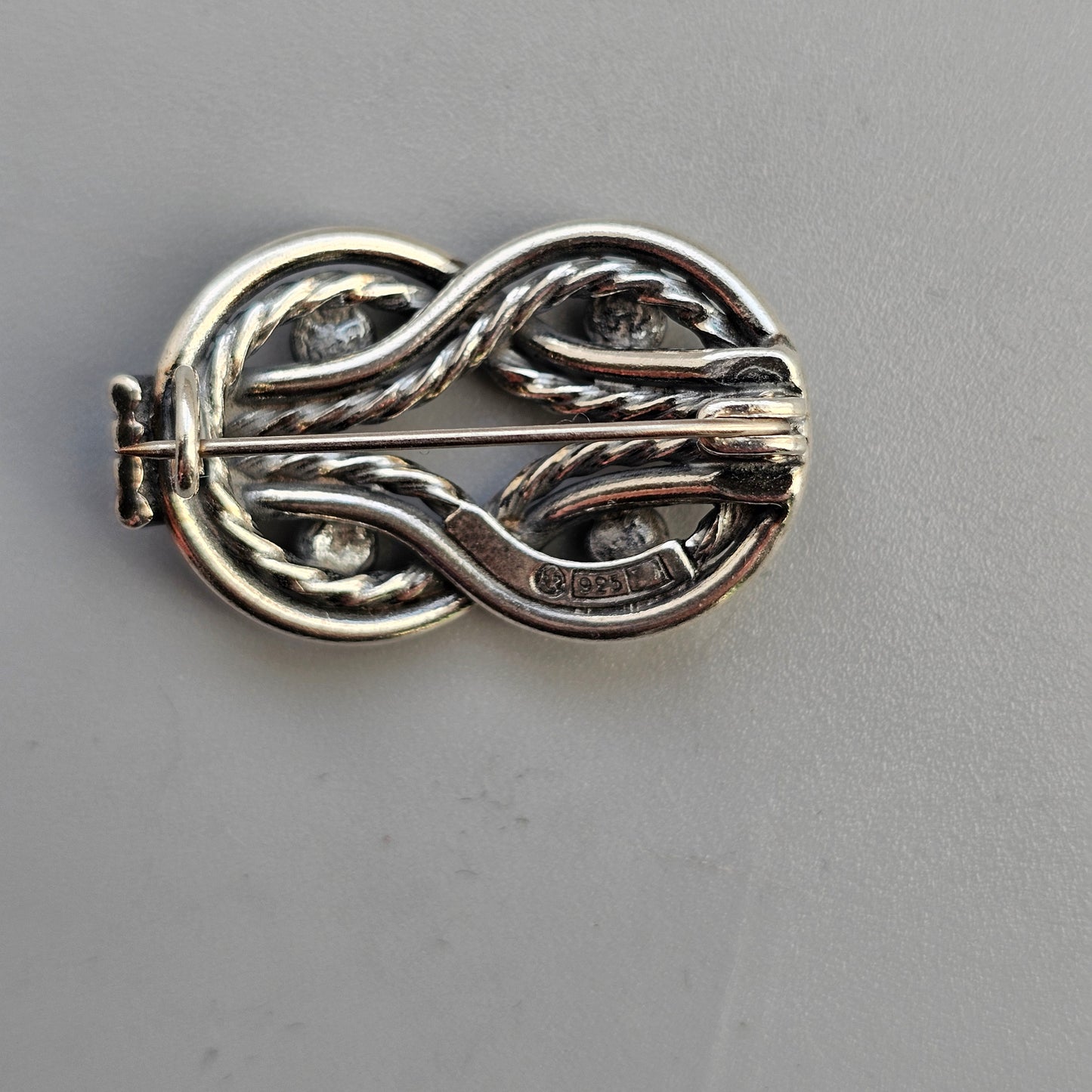 Vintage Kalevala Koru Silver Teljanneito Brooch – Finnish 1940s Design by Germund Paaer, Nordic Silver Jewelry
