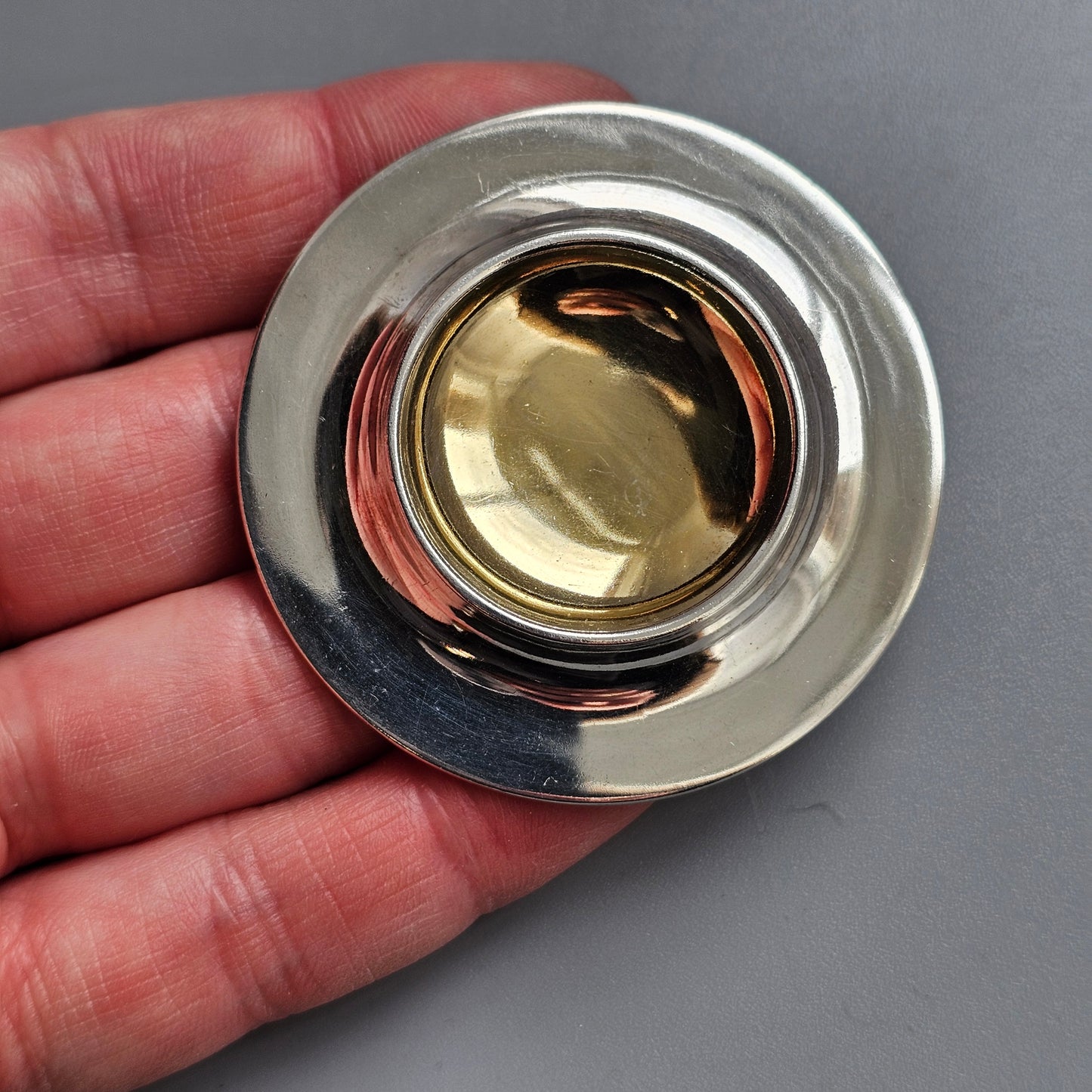 Vintage 1960s Kalevala Koru Modernist Silver Brooch by Börje Rajalin 1964