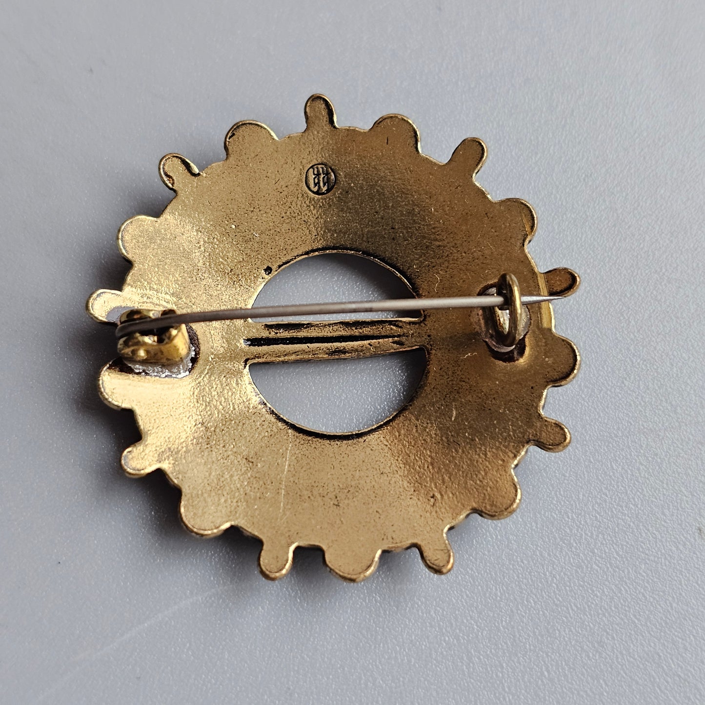 Finnish Kalevala Koru 1700s Style Bronze 'Loviisa' Brooch