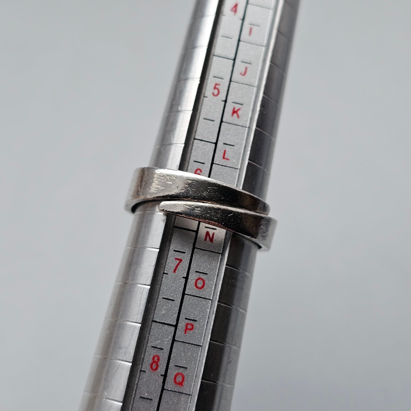 1970s Karl Laine for Finnfeelings Sterling Silver & Rock Crystal Ring - UK Ring Size M 1/2 -  US Ring Size 6.25 -1974