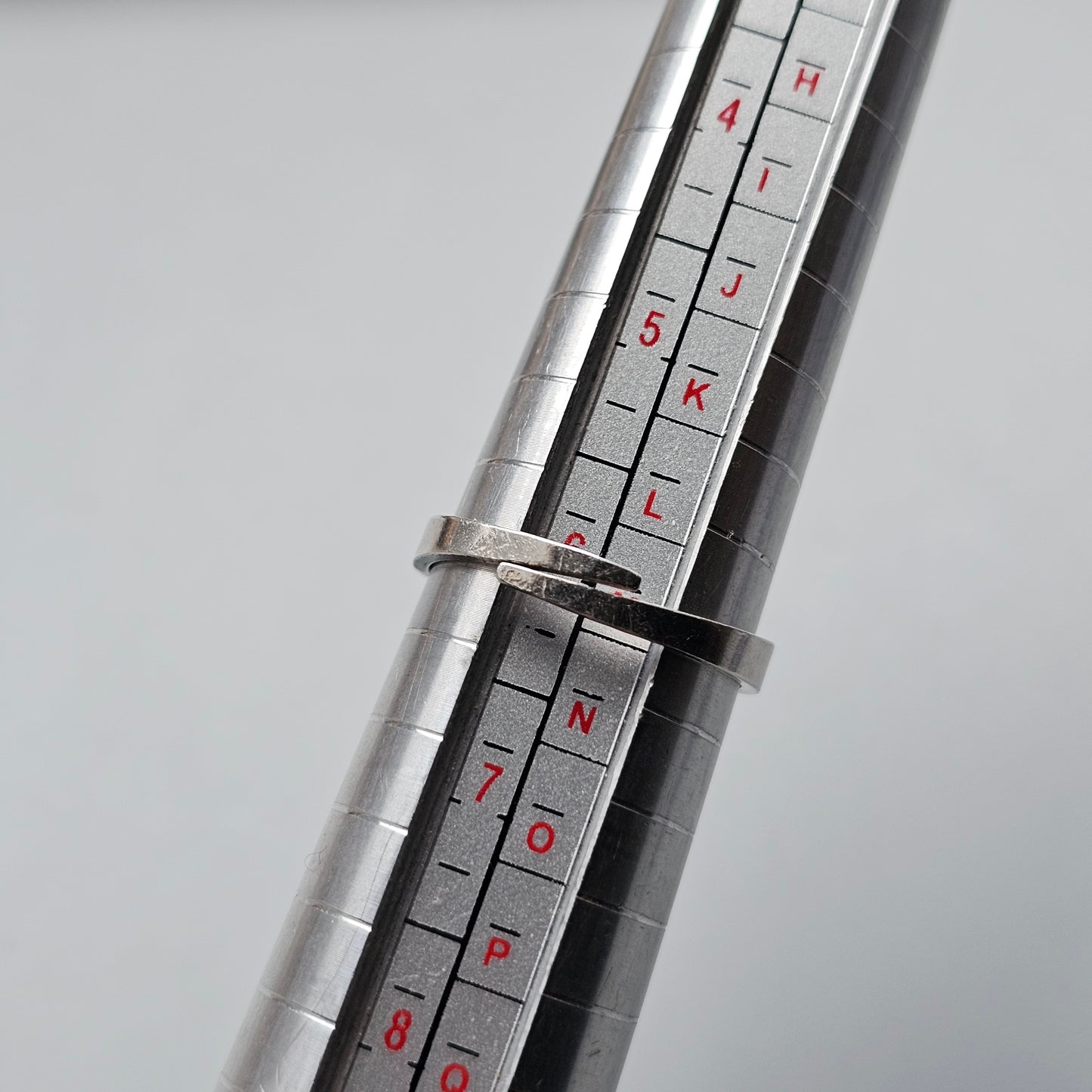 1980s Finnfeelings Sterling Silver & Rock Crystal Ring - UK Ring Size M  -  US Ring Size 6.25 - 1980