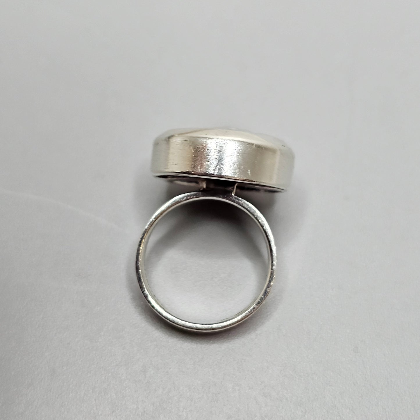 1960s Modernist Finnish Silver Moon Ring by Erik Granit & Co - UK Ring Size K - US Ring Size 5.25 - 1966