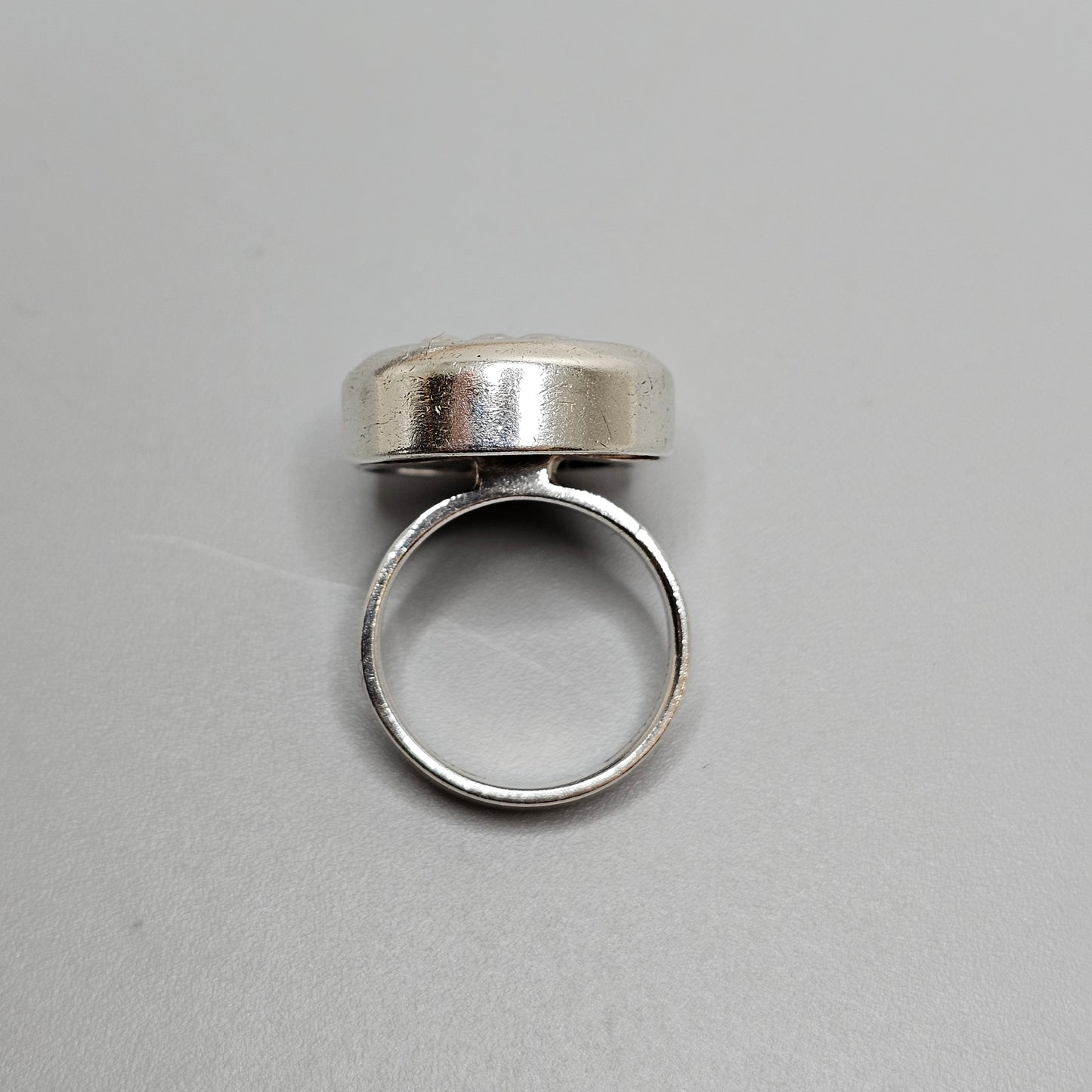 1960s Modernist Finnish Silver Moon Ring by Erik Granit & Co - UK Ring Size K - US Ring Size 5.25 - 1966