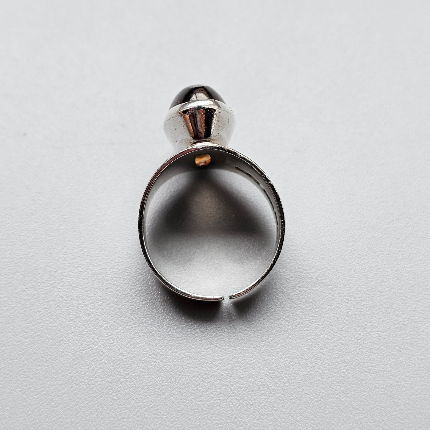 1960s Finnish Silver & Smoky Quartz Ring by Kultaseppä Salovaara - UK Ring Size N 1/2 -  US Ring Size 6.75 - 1964