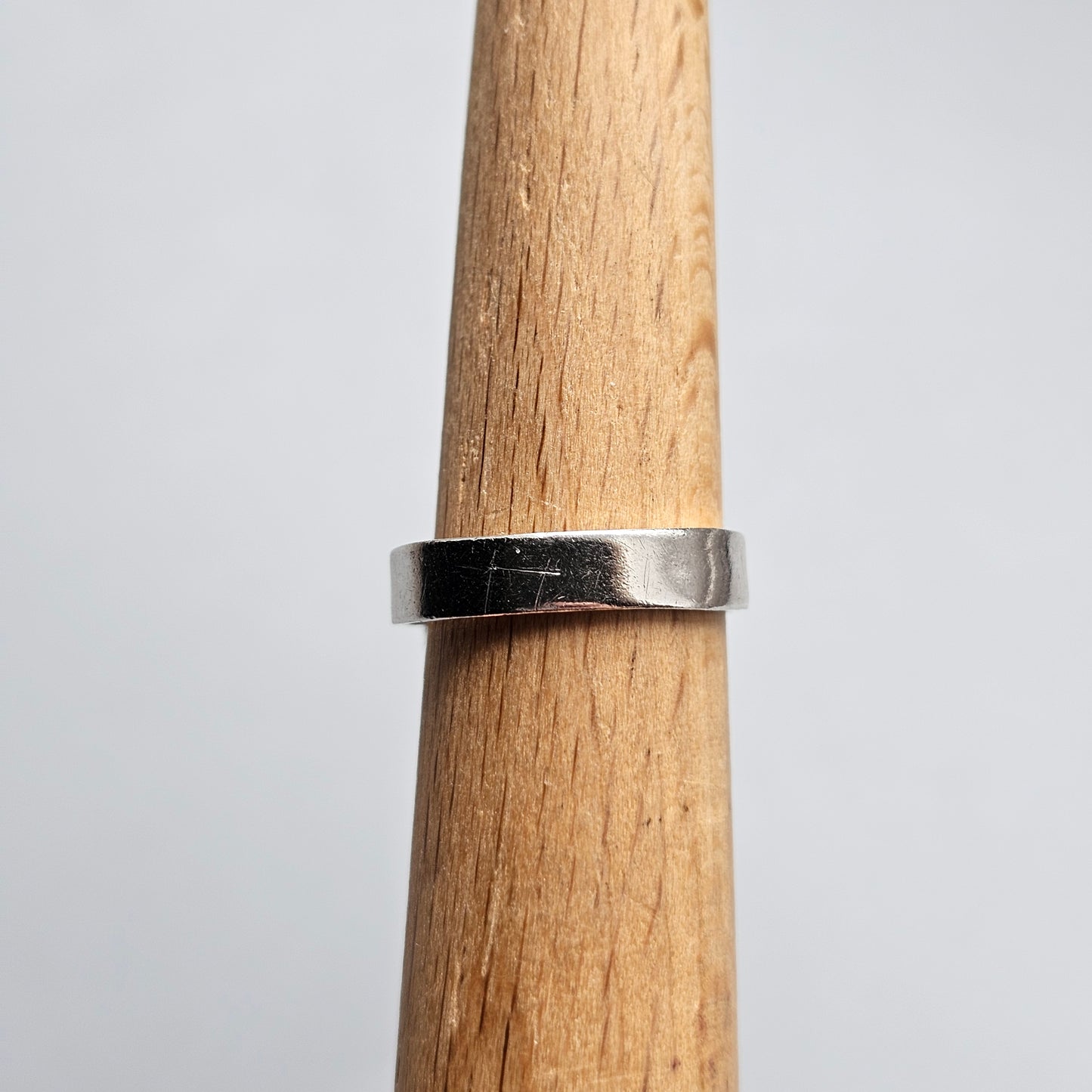 1970s Finnish Modernist Brutalist Sterling Silver Ring by Erik Granit & Co - UK Ring Size L -  US Ring Size 5.75 - 1971