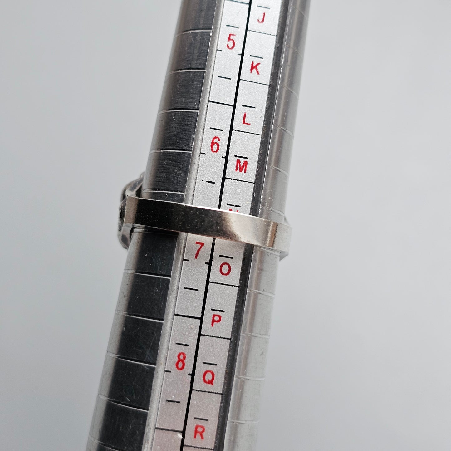 1970s Finnish Modernist Domed Silver Ring by Alpo Tammi for Tammen Koru - UK Ring Size N -  US Ring Size 7.25 - 1970