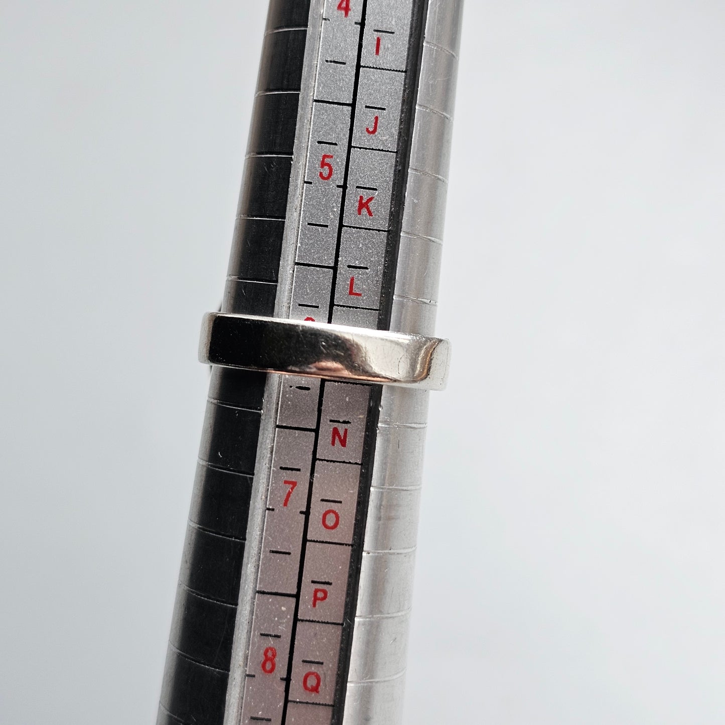 1970s Finnish Modernist Sterling Silver Ring by Pekka Aulin - UK Ring Size M -  US Ring Size 6 - 1971