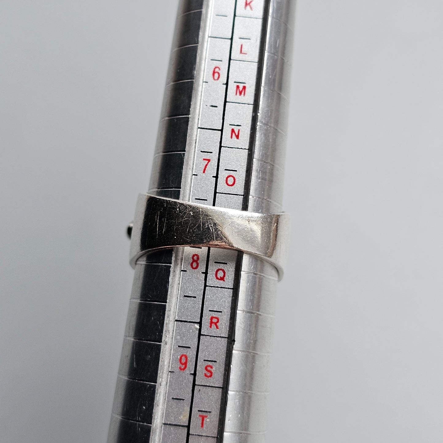 1960s Finnish Modernist Sterling Silver Ring by Erik Granit & Co - UK Ring Size P -  US Ring Size 7.75 - 1966