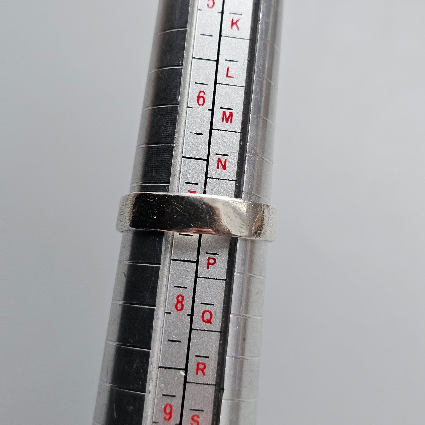 1970s Finnish Modernist Silver Ring by Tauno Kunnansalo - UK Ring Size O -  US Ring Size 7 - 1969