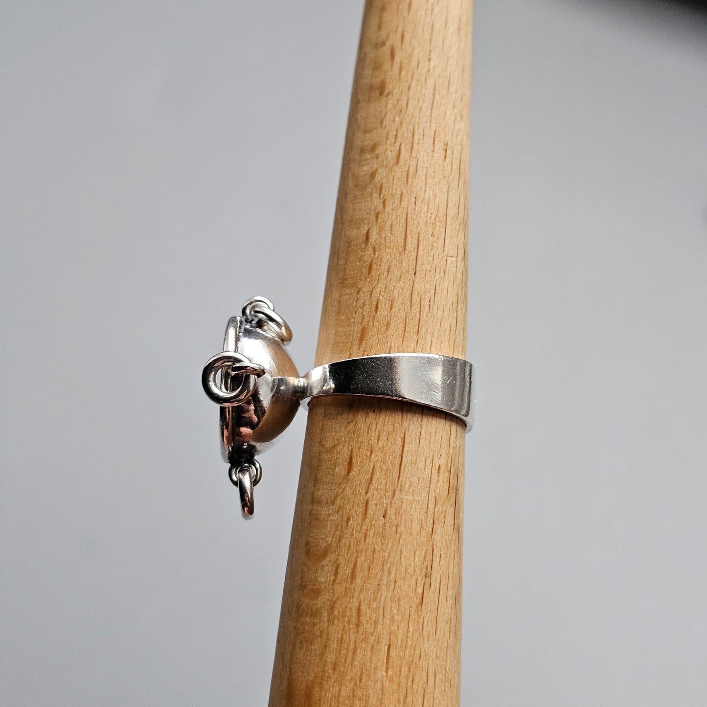 1960s Finnish Modernist Silver Ring by Erik Granit & Co — Lappish-Inspired Design - UK Ring Size L 1/2 -  US Ring Size 6 - 1967