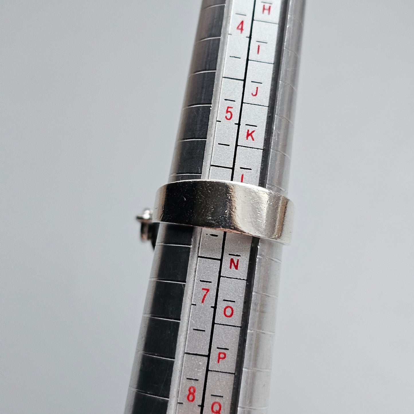 1960s Finnish Modernist Silver Ring by Erik Granit & Co — Lappish-Inspired Design - UK Ring Size L 1/2 -  US Ring Size 6 - 1967