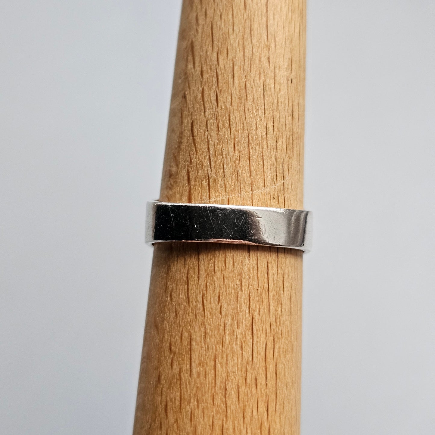 1960s Finnish Modernist Silver Ring by Väinö Hamara - UK Ring Size O 1/2 -  US Ring Size 7.25 - 1965