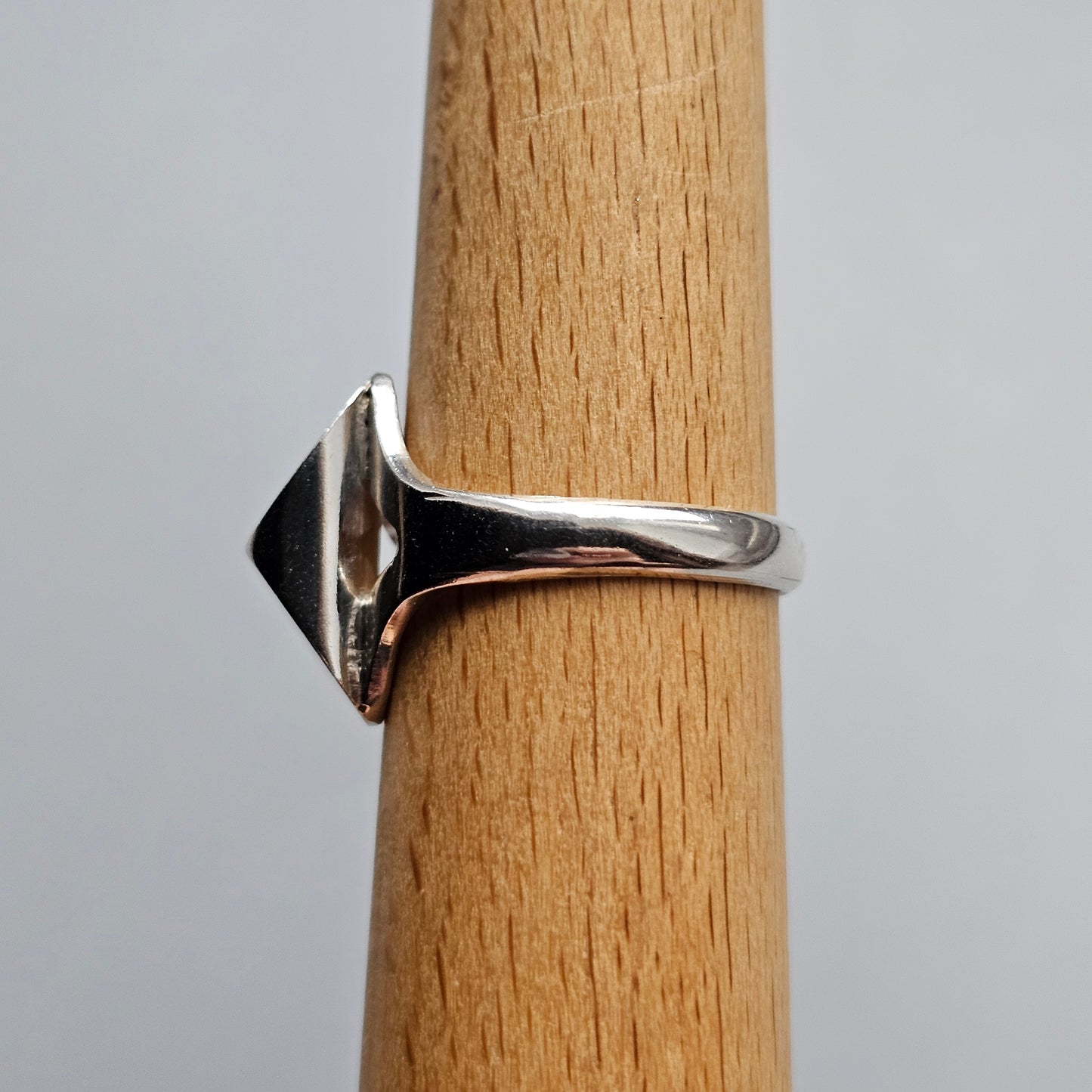 Contemporary Finnish Silver Ring - UK Ring Size S -  UK Ring Size S