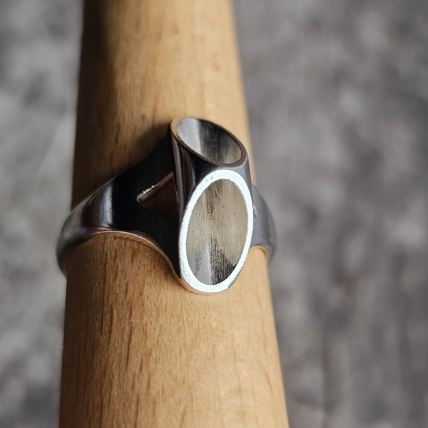 Contemporary Finnish Silver Ring - UK Ring Size S -  UK Ring Size S