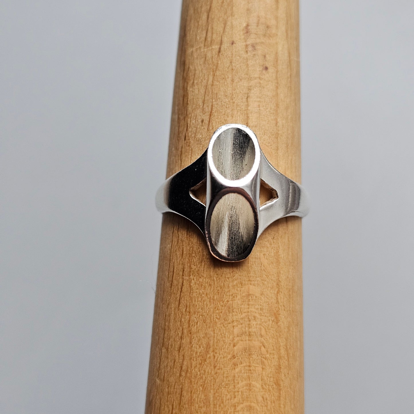 Contemporary Finnish Silver Ring - UK Ring Size S -  UK Ring Size S