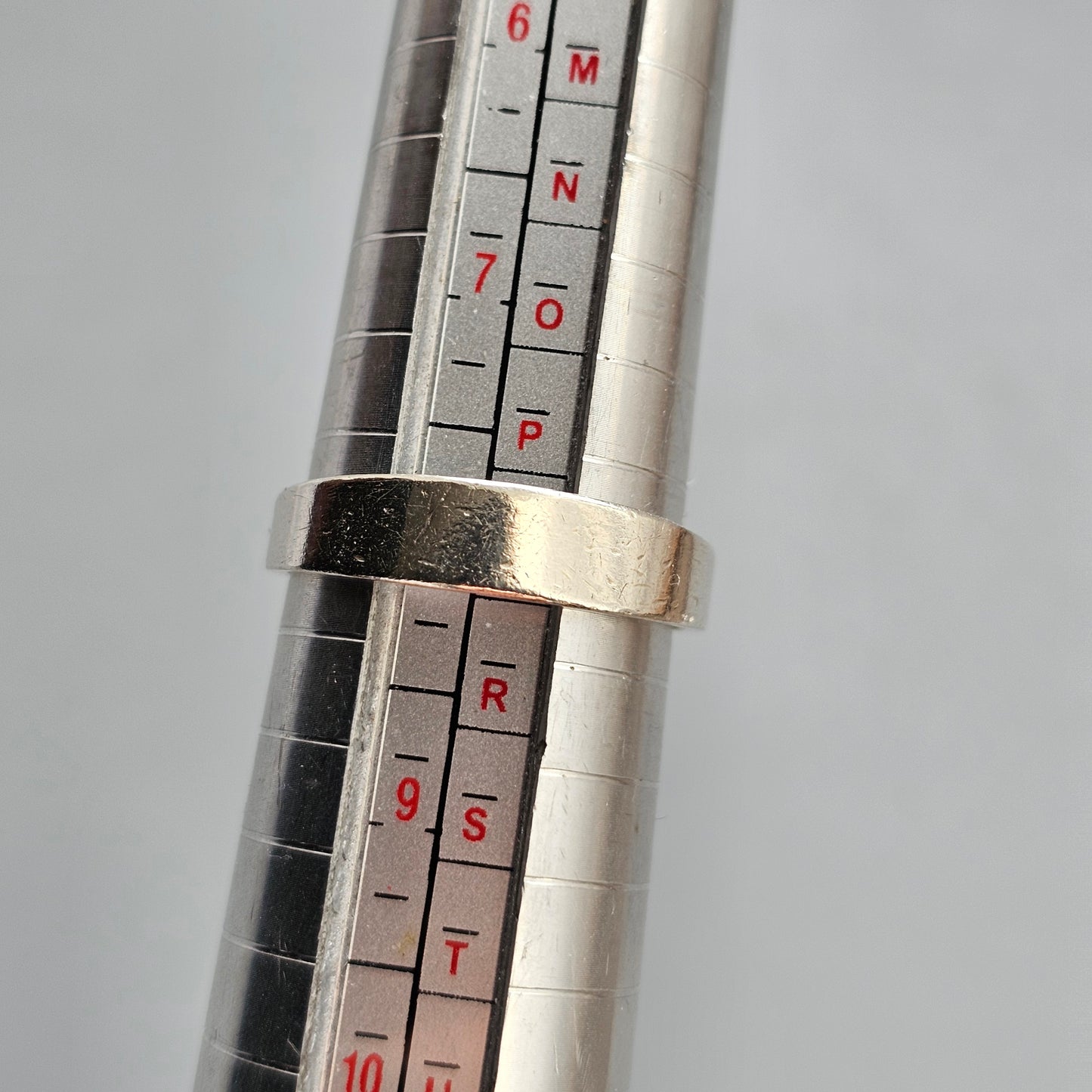 1960s Finnish Modernist Silver & Tigers Eye Ring — Martti Viikinniemi - UK Ring Size Q -  US Ring Size 8 - 1967