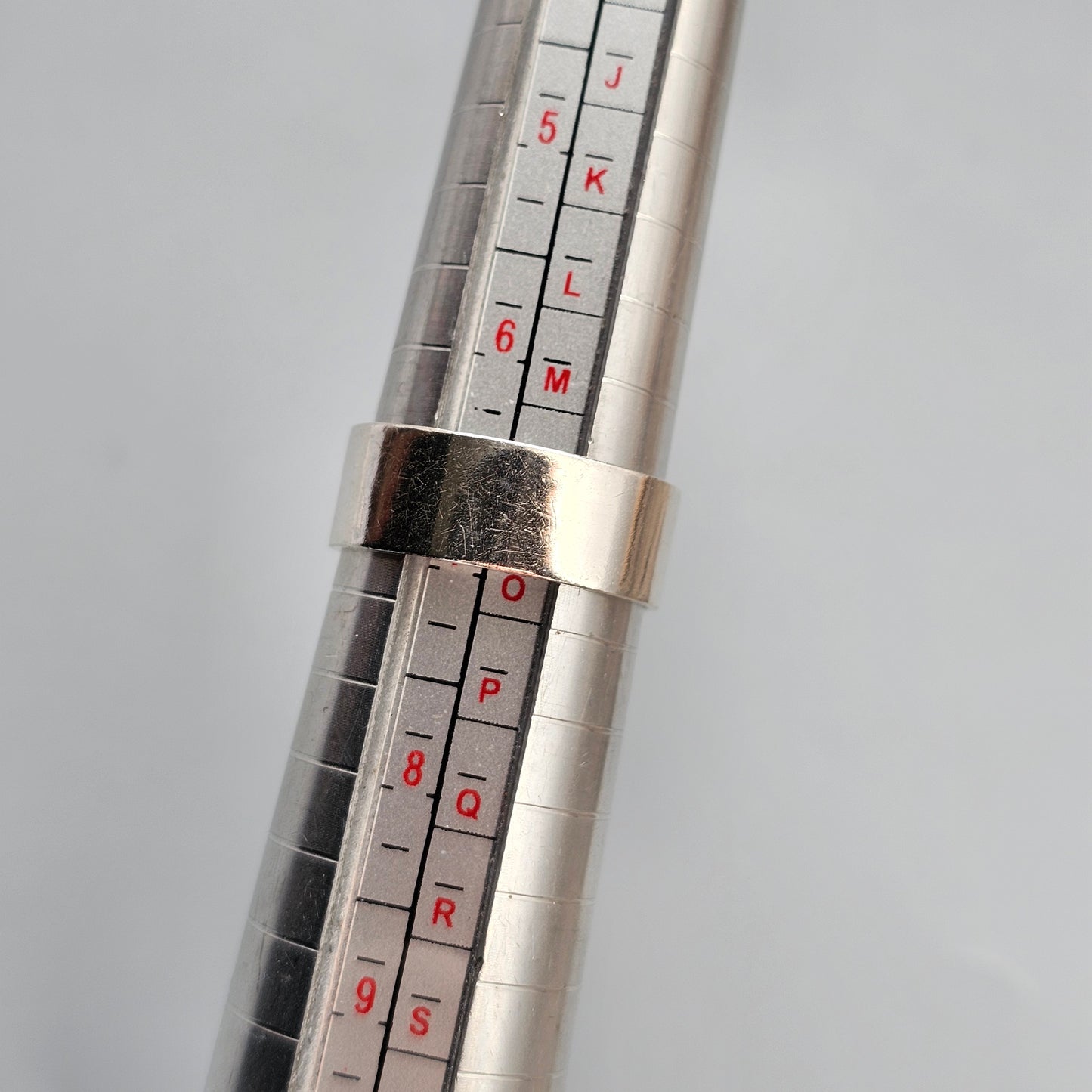 1960s Finnish Modernist Silver Ring with Amethyst — Tuomo Rissanen - UK Ring Size N 1/2-  US Ring Size 7- 1967