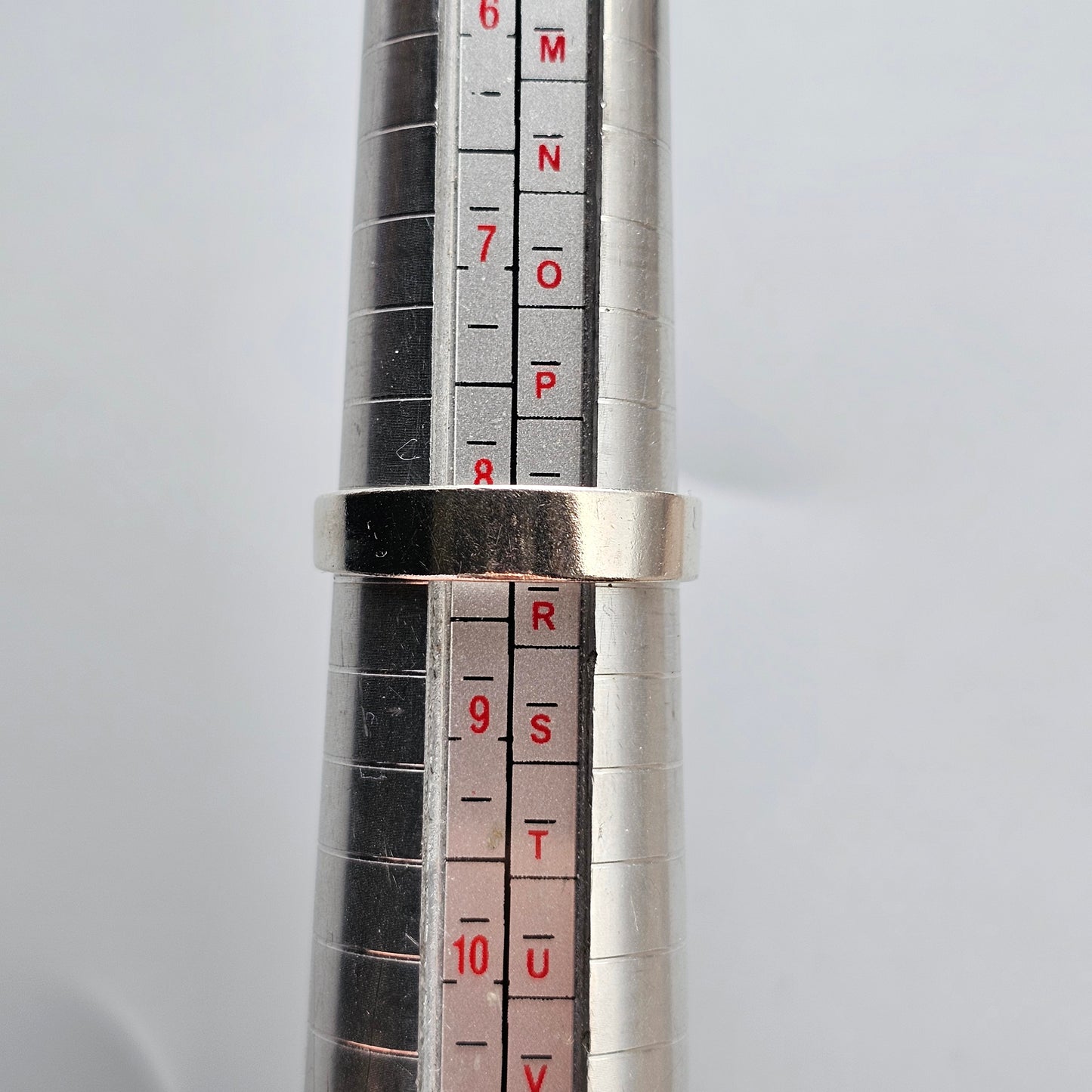 1970s Finnish Modernist Silver Ring with Rock Crystal — Tuomo Rissanen - UK Ring Size Q 1/2 -  US Ring Size 8.25 - 1975