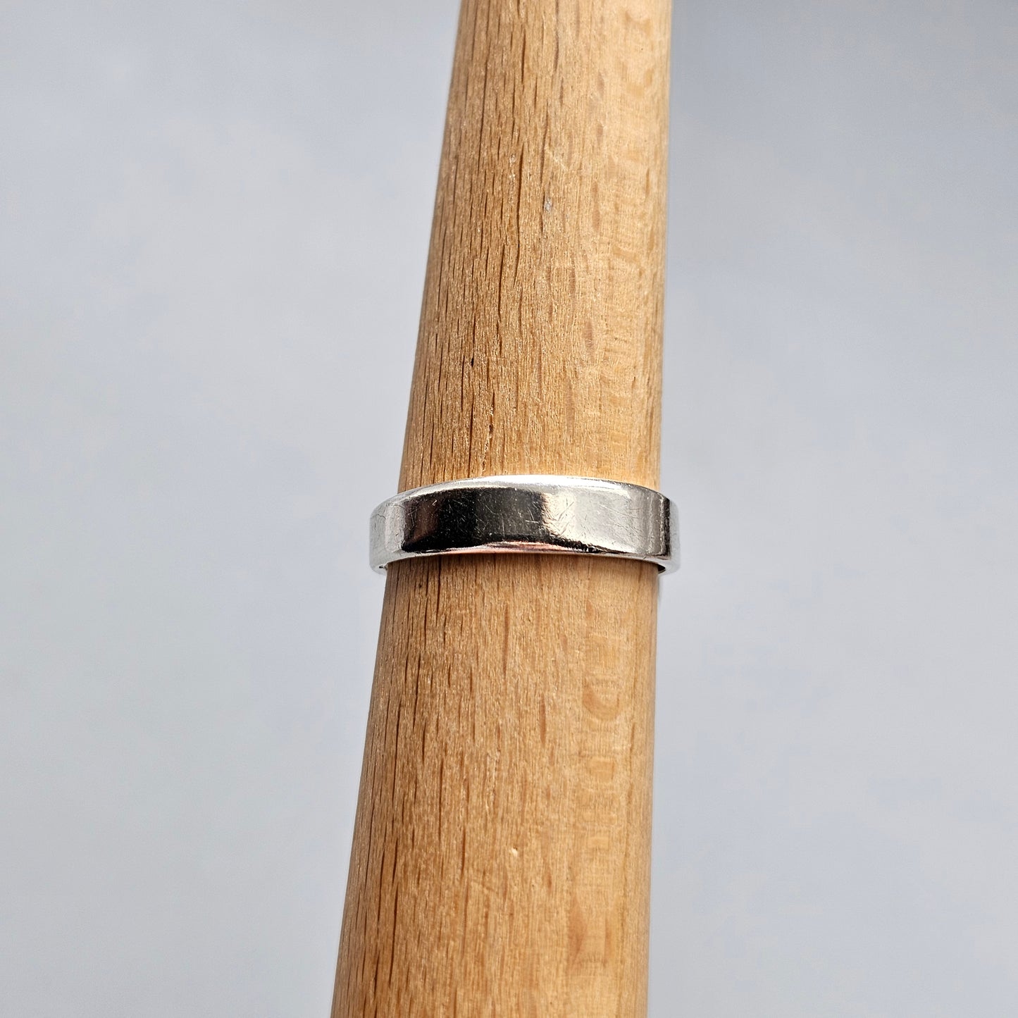 Modernist 1960s Finnish Silver Ring with Rock Crystal – Martti Viikinniemi - UK Ring Size N -  US Ring Size 6.75 - 1968