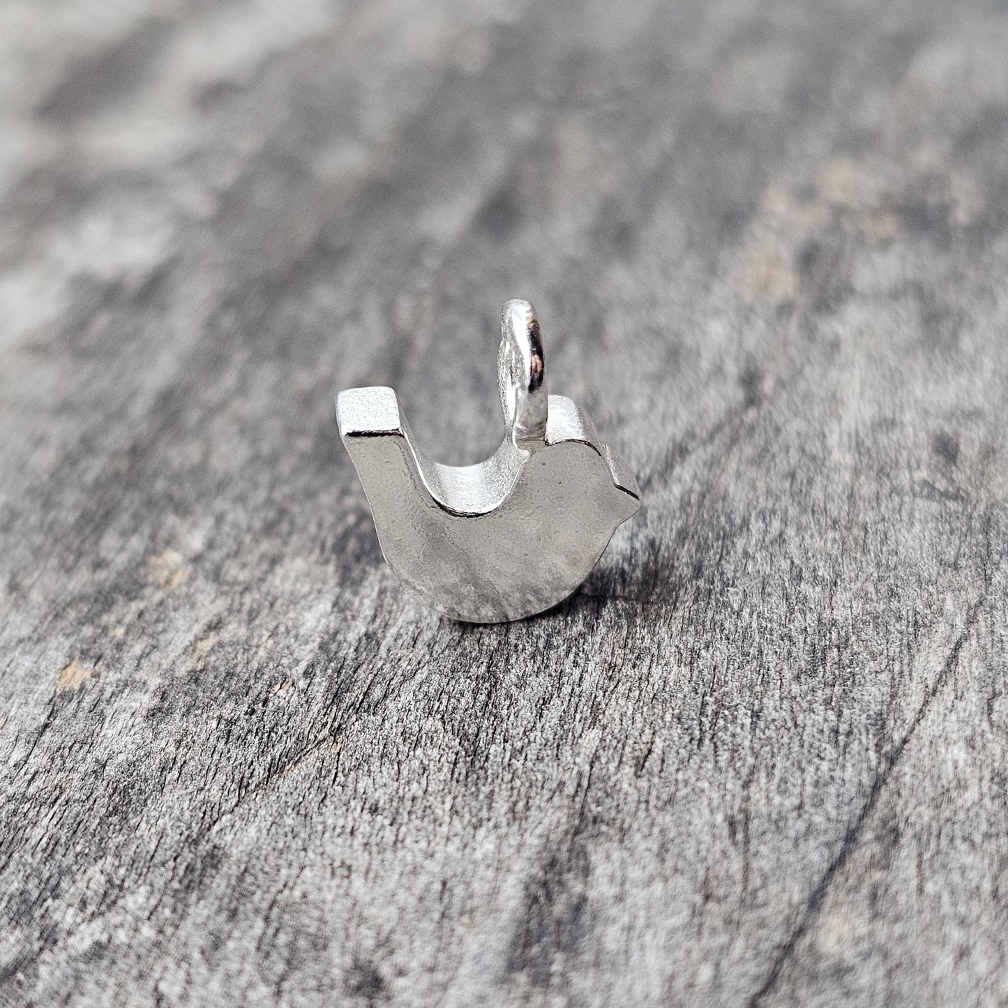 Vintage Small Aarikka Sterling Silver Ilmari Puhakka Bird Necklace Pendant